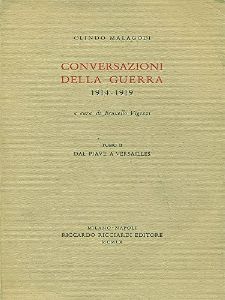 CONVERSAZIONI DELLA GUERRA TOMO II
